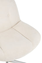 J-LINE LOUNGEFAUTEUIL CHILL METAAL/MULTIPLEX CRÈME/ZILVER - Tuincentrum Lopik