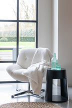 J-LINE LOUNGEFAUTEUIL CHILL METAAL/MULTIPLEX CRÈME/ZILVER - Tuincentrum Lopik