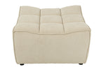 J-LINE OTTOMAN GRID, POPULIERENHOUT/SCHUIM, BEIGE - Tuincentrum Lopik