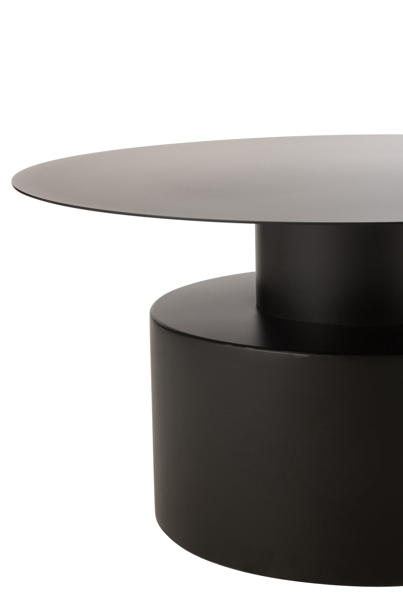 Salontafel Rond Metaal Zwart - Tuincentrum Lopik
