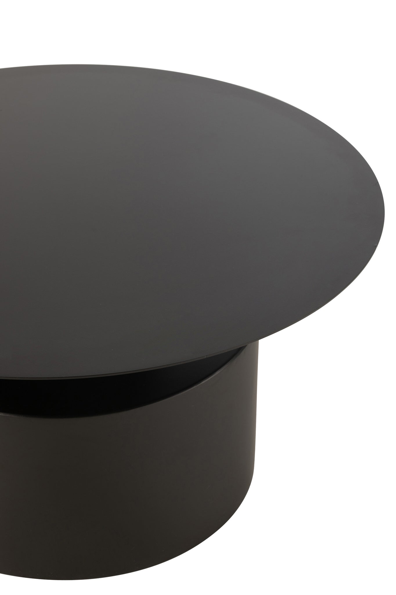 Salontafel Rond Metaal Zwart - Tuincentrum Lopik
