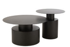Salontafel Rond Metaal Zwart - Tuincentrum Lopik