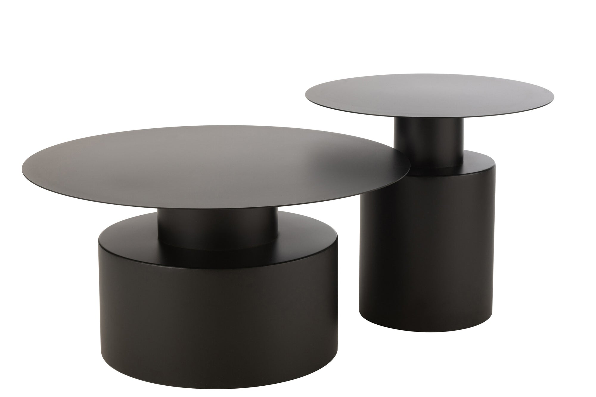 Salontafel Rond Metaal Zwart - Tuincentrum Lopik