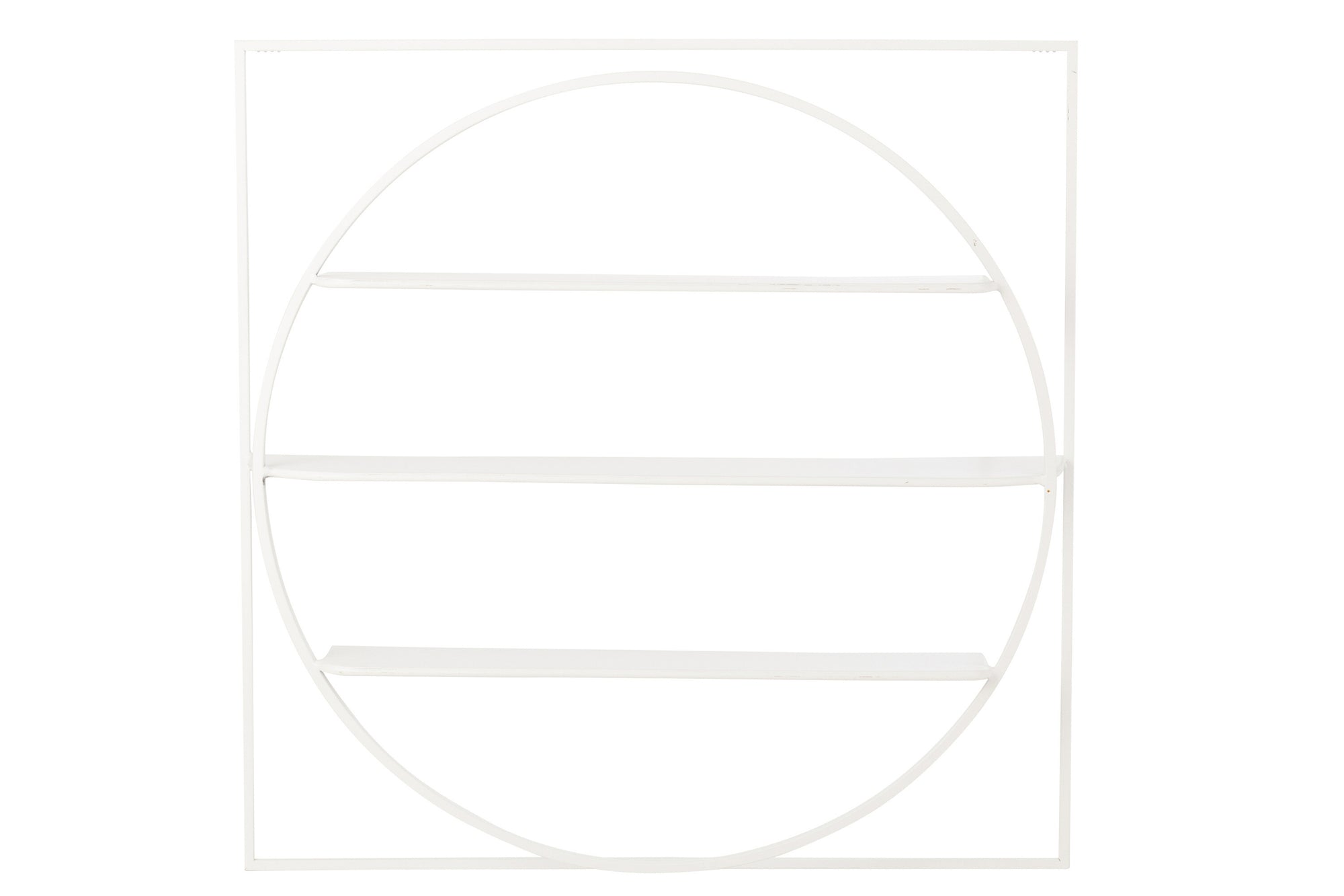 J-LINE WANDPLANK NEWS METAAL WIT 80X80X13 CM IJZER - Tuincentrum Lopik