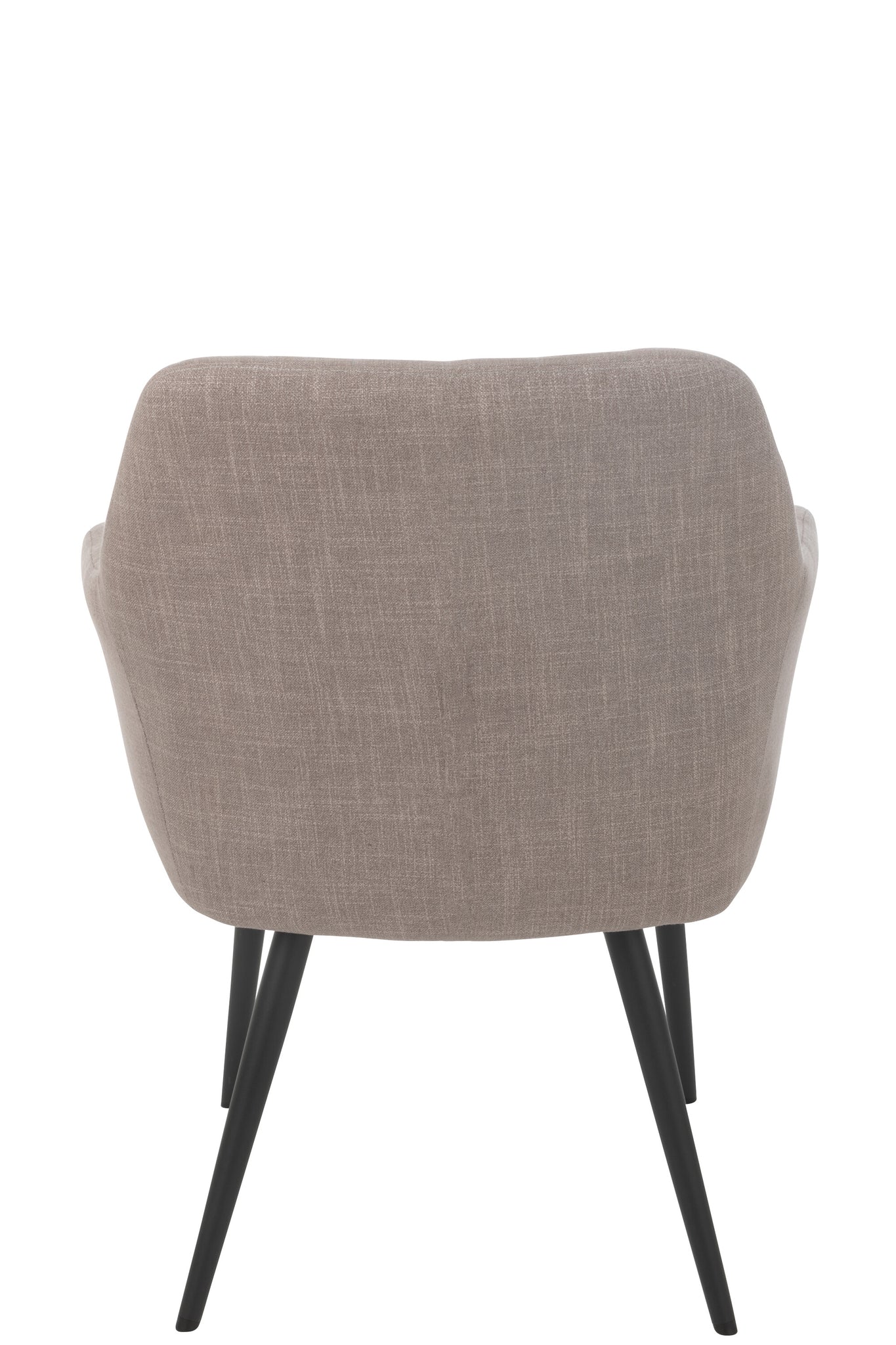 J-LINE STOEL MILES STAAL/SCHUIM TAUPE - Tuincentrum Lopik