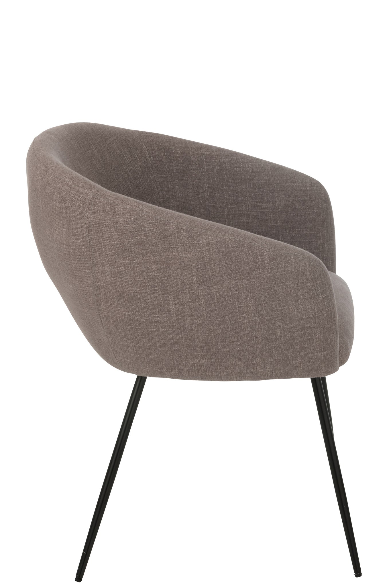 J-LINE STOEL WALES STAAL/SCHUIM TAUPE - Tuincentrum Lopik