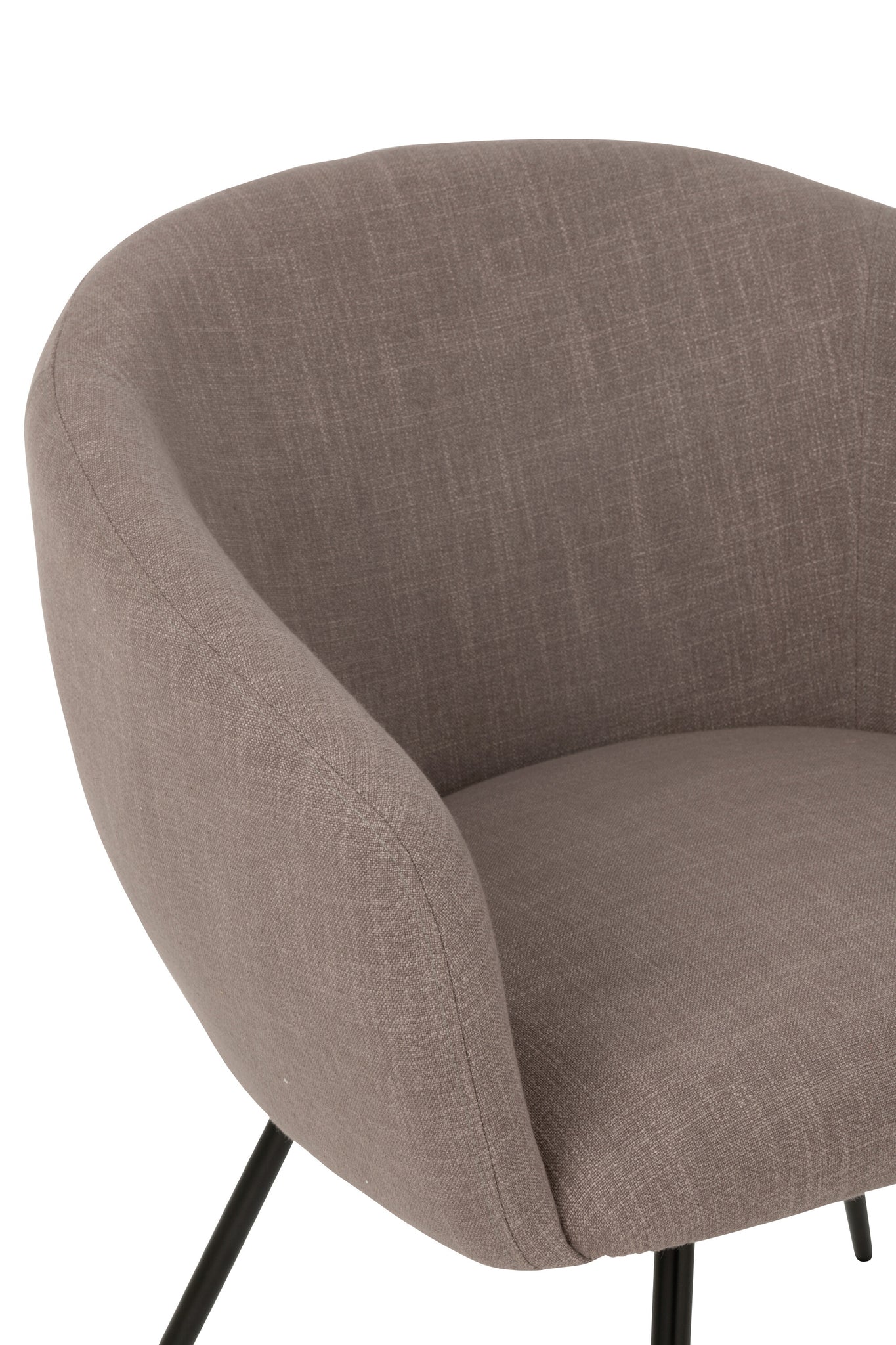 J-LINE STOEL WALES STAAL/SCHUIM TAUPE - Tuincentrum Lopik