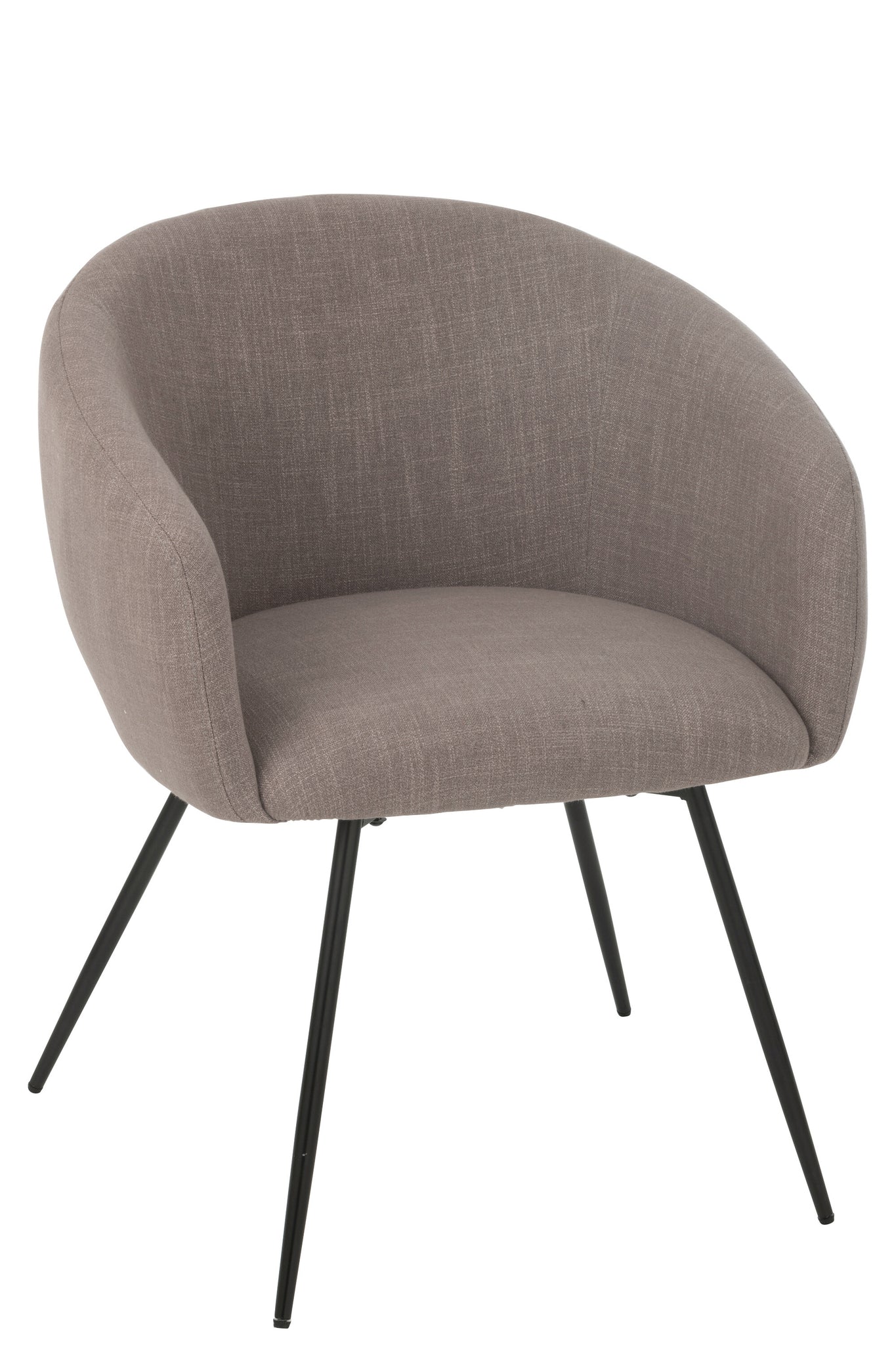 J-LINE STOEL WALES STAAL/SCHUIM TAUPE - Tuincentrum Lopik