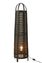 Lamp Don Katoen/Bamboe Zwart