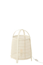 J-LINE LAMP RYA KATOEN/BAMBOE ZWART GROOT - Tuincentrum Lopik