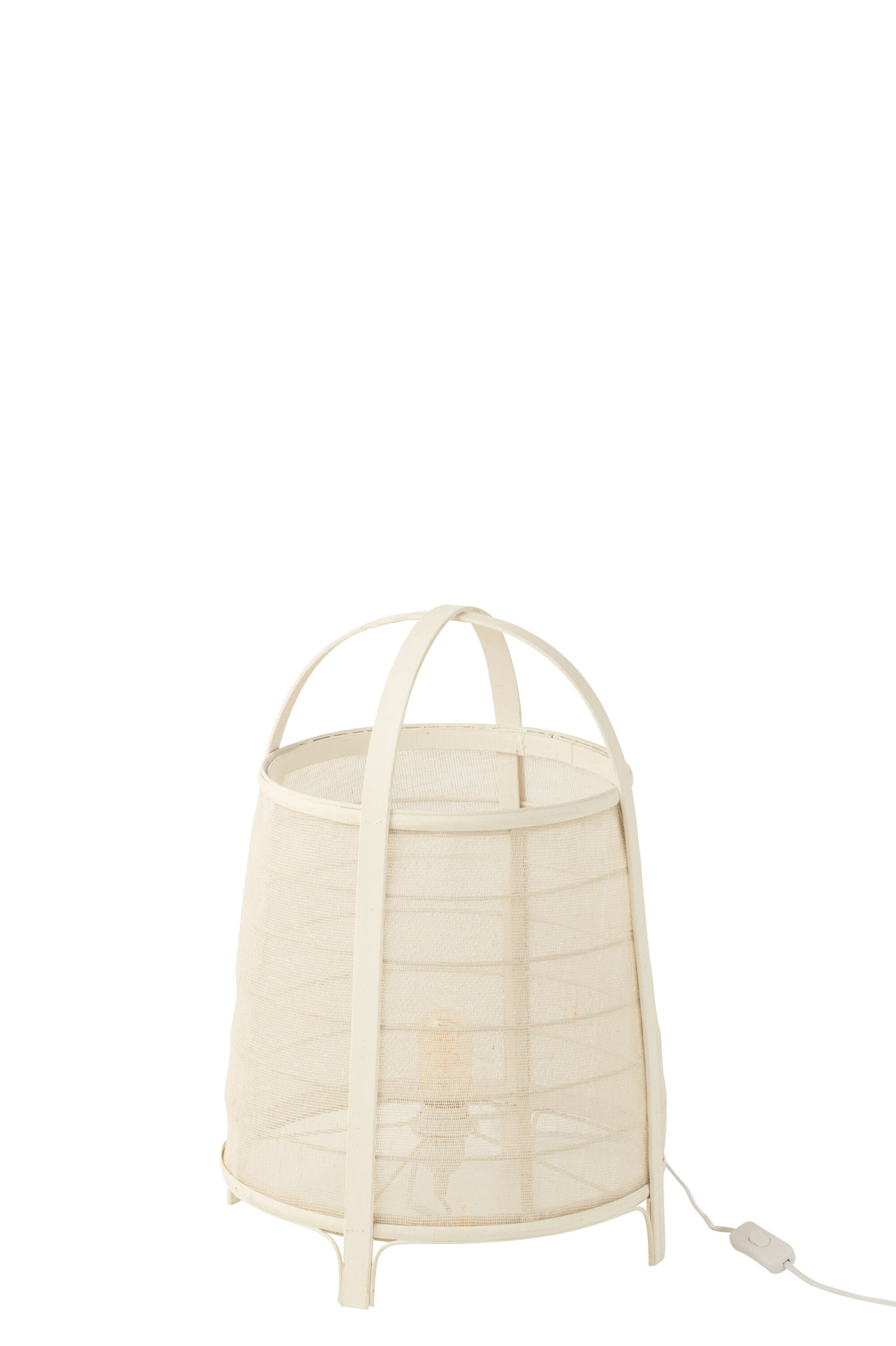 J-LINE LAMP RYA KATOEN/BAMBOE ZWART GROOT - Tuincentrum Lopik