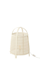 J-LINE LAMP RYA KATOEN/BAMBOE ZWART GROOT - Tuincentrum Lopik