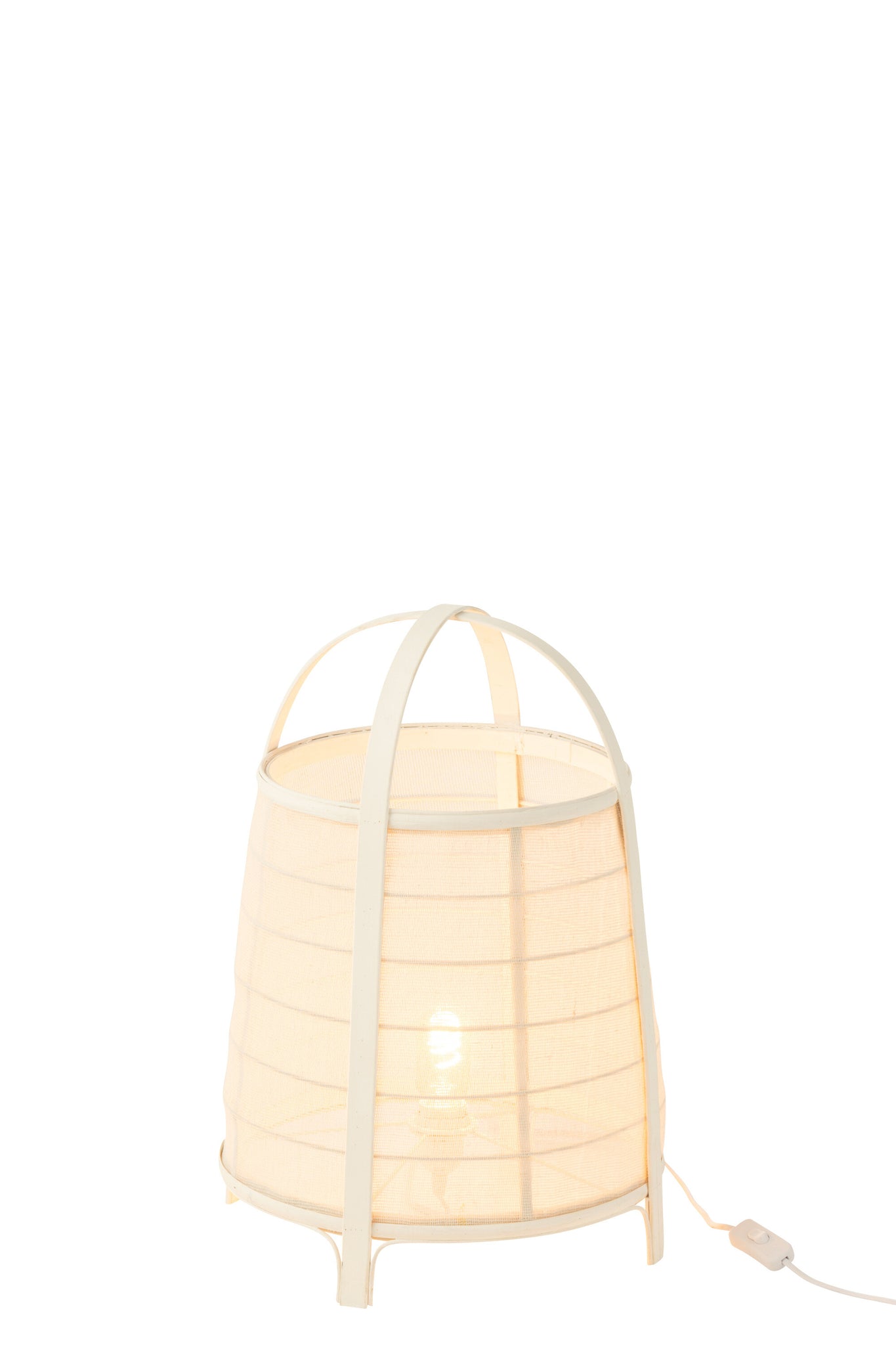 J-LINE LAMP RYA KATOEN/BAMBOE ZWART GROOT - Tuincentrum Lopik