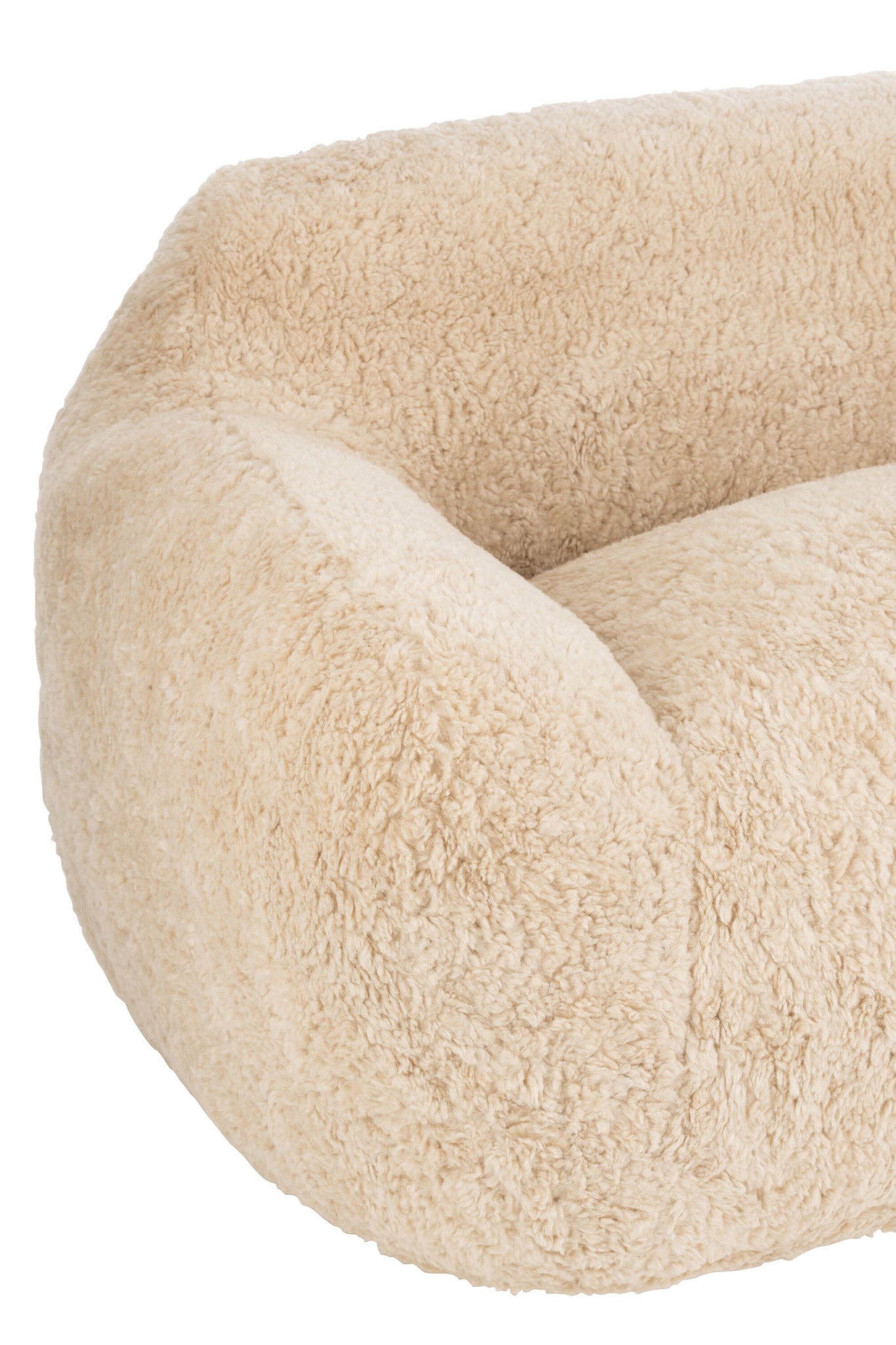 J-LINE BANK SHEARL POLYESTER CRÈME GROOT - Tuincentrum Lopik