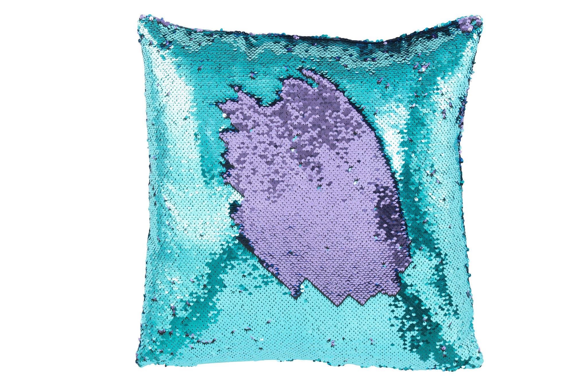 Kussen Omkeerbare Pailletten Blauw/Paars - Tuincentrum Lopik