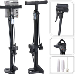 Xq Max Fietspomp Staand Met Manometer