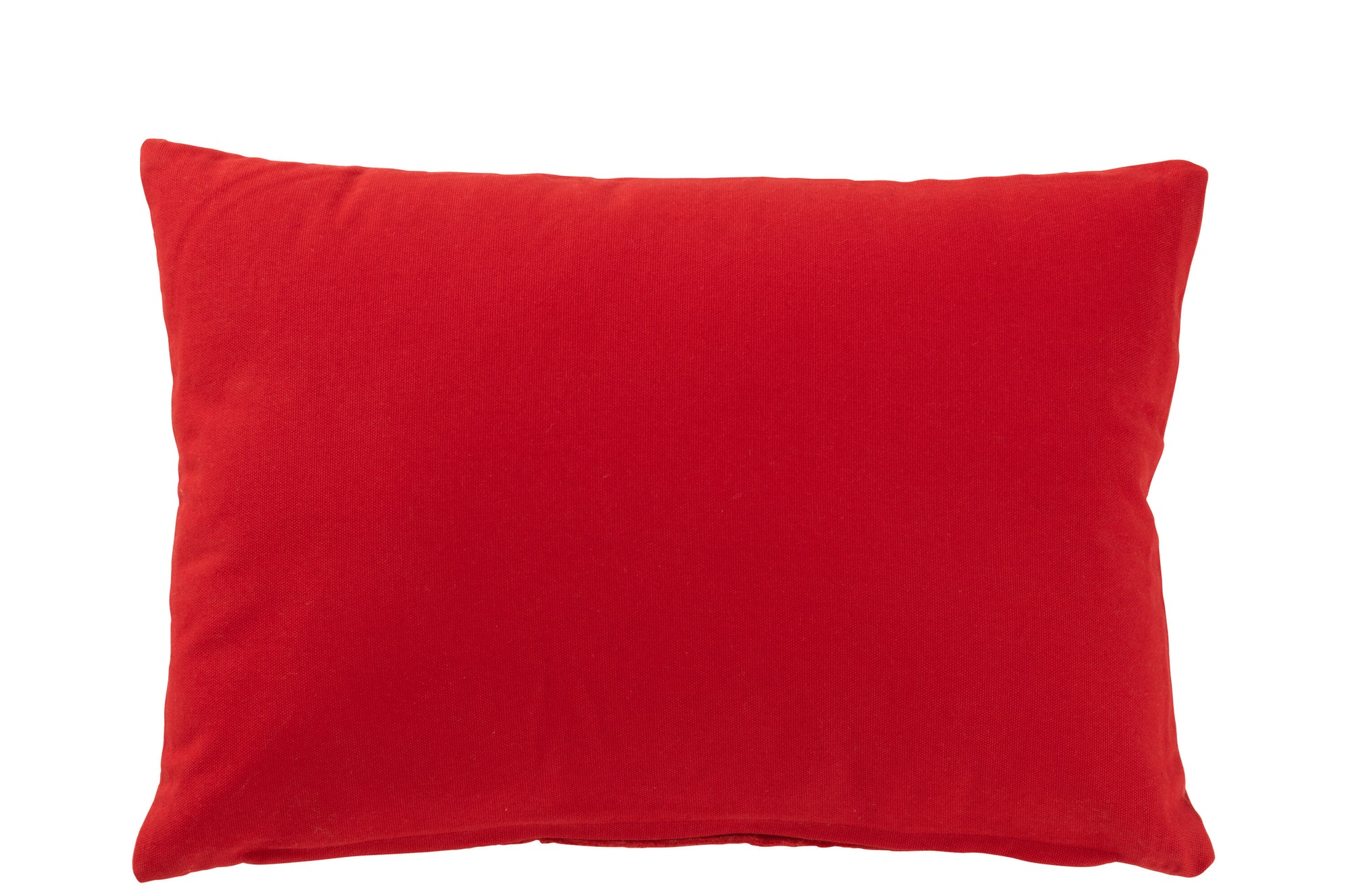 Cushion Rectangle Christmas Trees Texture Velvet Red/White - Tuincentrum Lopik