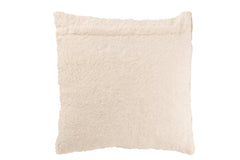 Kussen Teddy Lines Stiksel Katoen/Polyester Beige - Tuincentrum Lopik