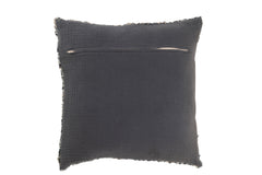 Kussen Tweed Acryl/Katoen Blauw/Wit - Tuincentrum Lopik