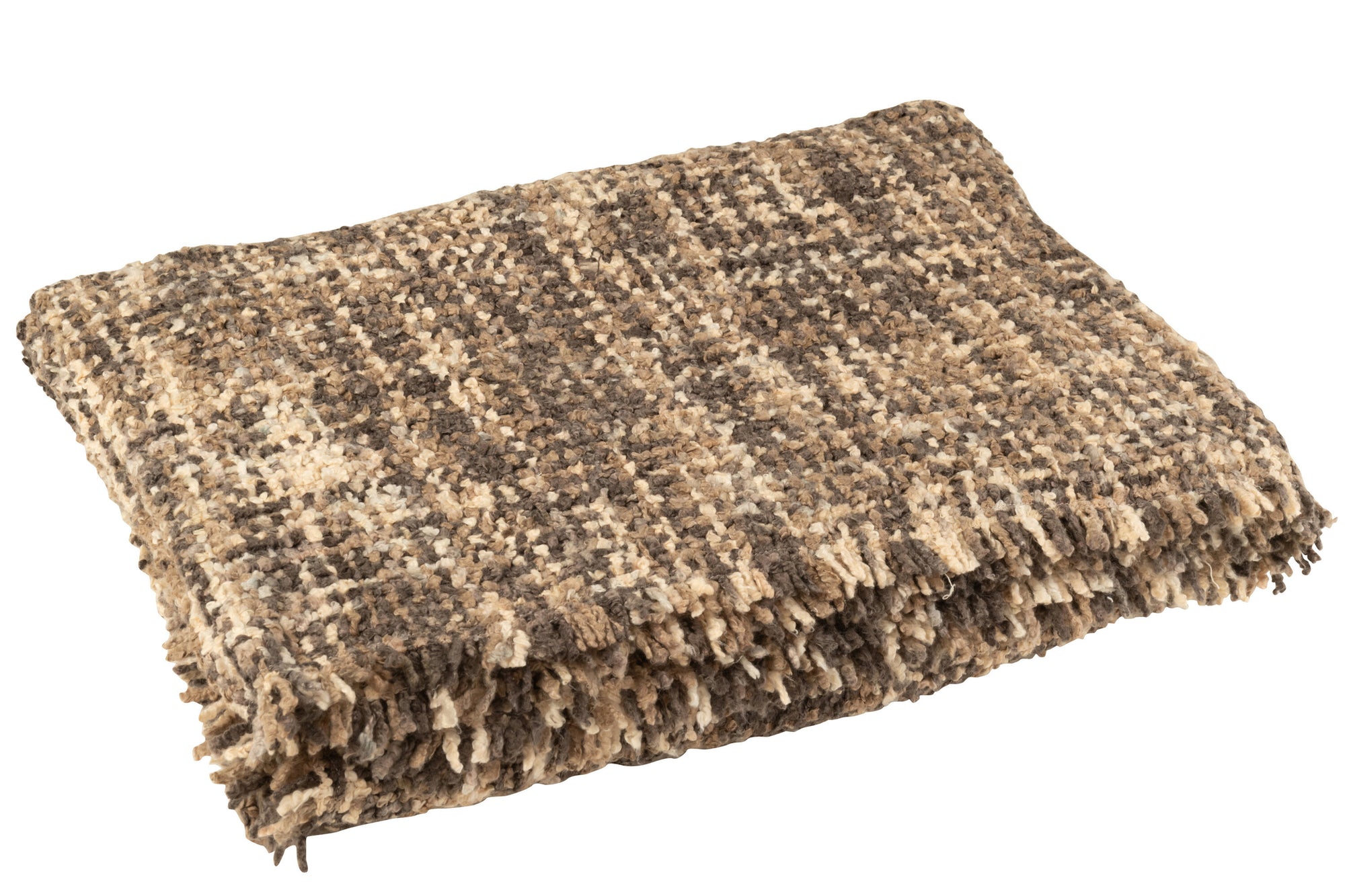 J-LINE GERUITE TWEED ACRYL/KATOEN BRUIN/BEIGE - Tuincentrum Lopik