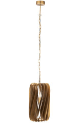 J-LINE PLAFONDLAMP TINA IJZER ZWART/GOUD - Tuincentrum Lopik