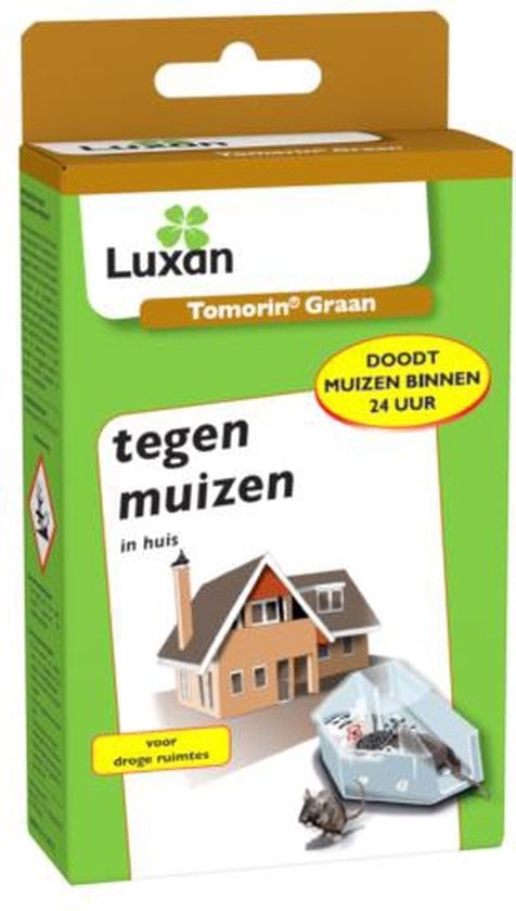 Tomorin muizengif - graan lokdoos 2 stuks