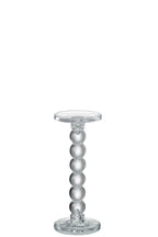Candle Holder Drops Glass Transparent Large - Tuincentrum Lopik