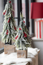 J-LINE KERSTBOOM + LED PLASTIC SNEEUW GROEN/ROOD KLEIN - Tuincentrum Lopik