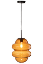 J-LINE HANGING LAMP HONEY SPOON GLASS BROWN