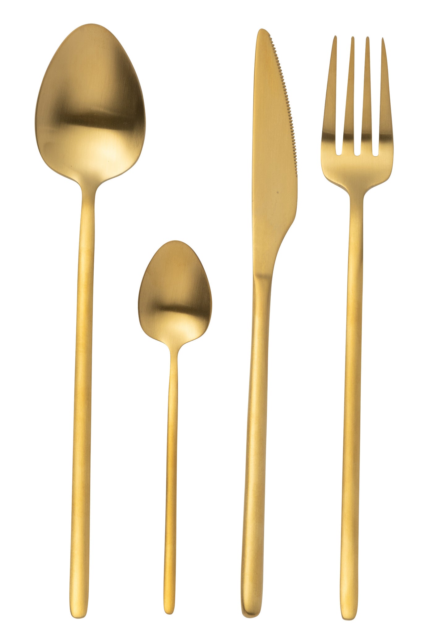 J-LINE BOX CUTLERY C 24-DELIG ROESTVRIJ STAAL MAT GOUD