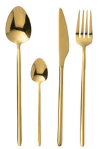 J-LINE BOX CUTLERY C 24-DELIG ROESTVRIJ STAAL GLANZEND GOUD - Tuincentrum Lopik
