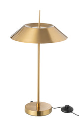 J-LINE TAFELLAMP LED IJZER GOUD 30,5X30,5X56CM 9W - Tuincentrum Lopik