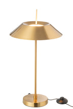 J-LINE TAFELLAMP LED IJZER GOUD 30,5X30,5X56CM 9W - Tuincentrum Lopik