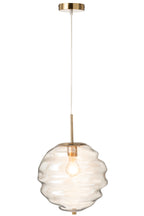 J-LINE HANGLAMP HONEYCOMB GLAS LICHT COGNAC - Tuincentrum Lopik
