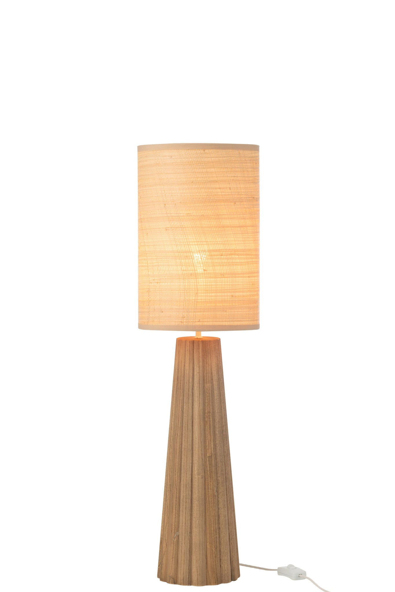 J-LINE TAFELLAMP UMBRELLA AILANTHUSHOUT NATUREL KLEIN - Tuincentrum Lopik