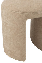 J-LINE RONDE KRUK TEXTIEL BEIGE - Tuincentrum Lopik