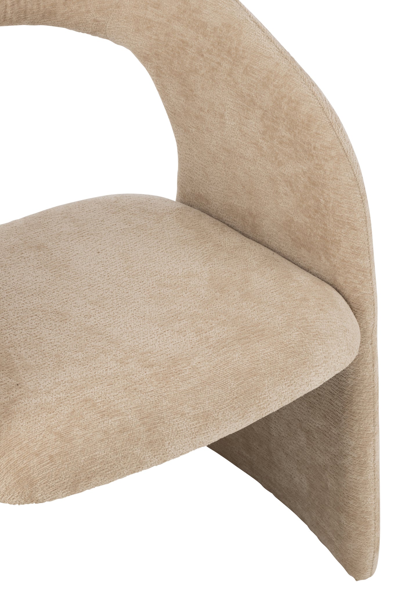 J-LINE ANISE STOEL TEXTIEL BEIGE - Tuincentrum Lopik