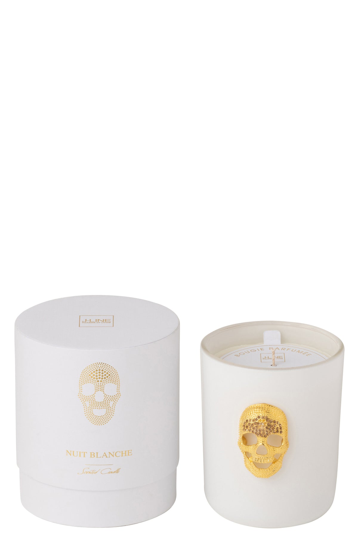 Scented Candle Skull Nuit Blanche Large-65Hours - Tuincentrum Lopik