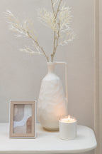 Scented Candle Leather White-40Hours - Tuincentrum Lopik