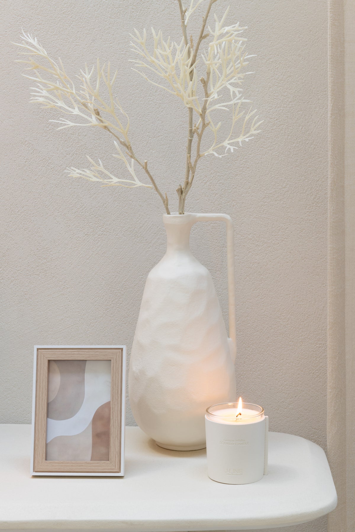 Scented Candle Leather White-40Hours - Tuincentrum Lopik