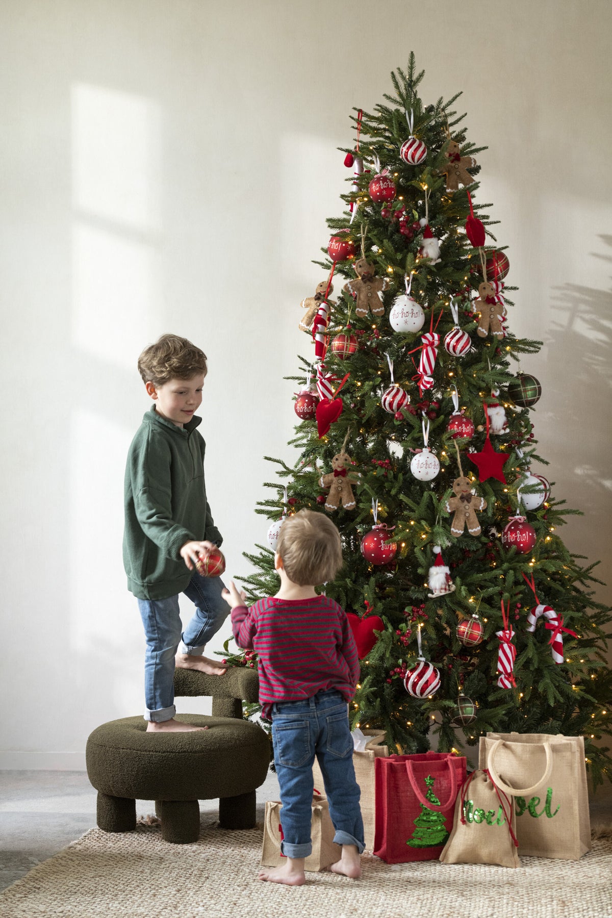 J-LINE KERSTBOOM + LEDS EXTRA PLASTIC GROEN - Tuincentrum Lopik