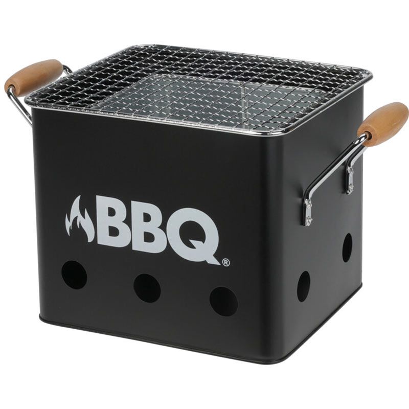 Bbq Kubus - Mini-Barbecue - Mat Zwart - 18X15Xh15Cm
