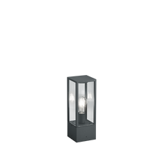 TRIO PADLAMP GARONNE ALUMINIUM/GLAS ANTRACIET 40 CM