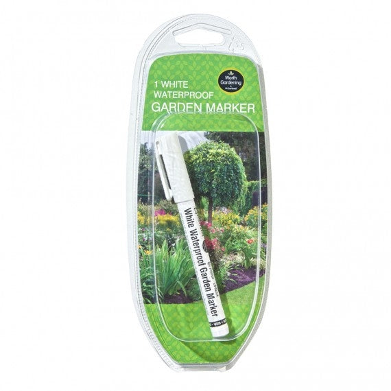 WATERBESTENDIGE PLANTENLABEL STIFT WIT