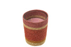 J-Line Geurkaars Basket Wax Bourgogne Medium - 55H - Tuincentrum Lopik