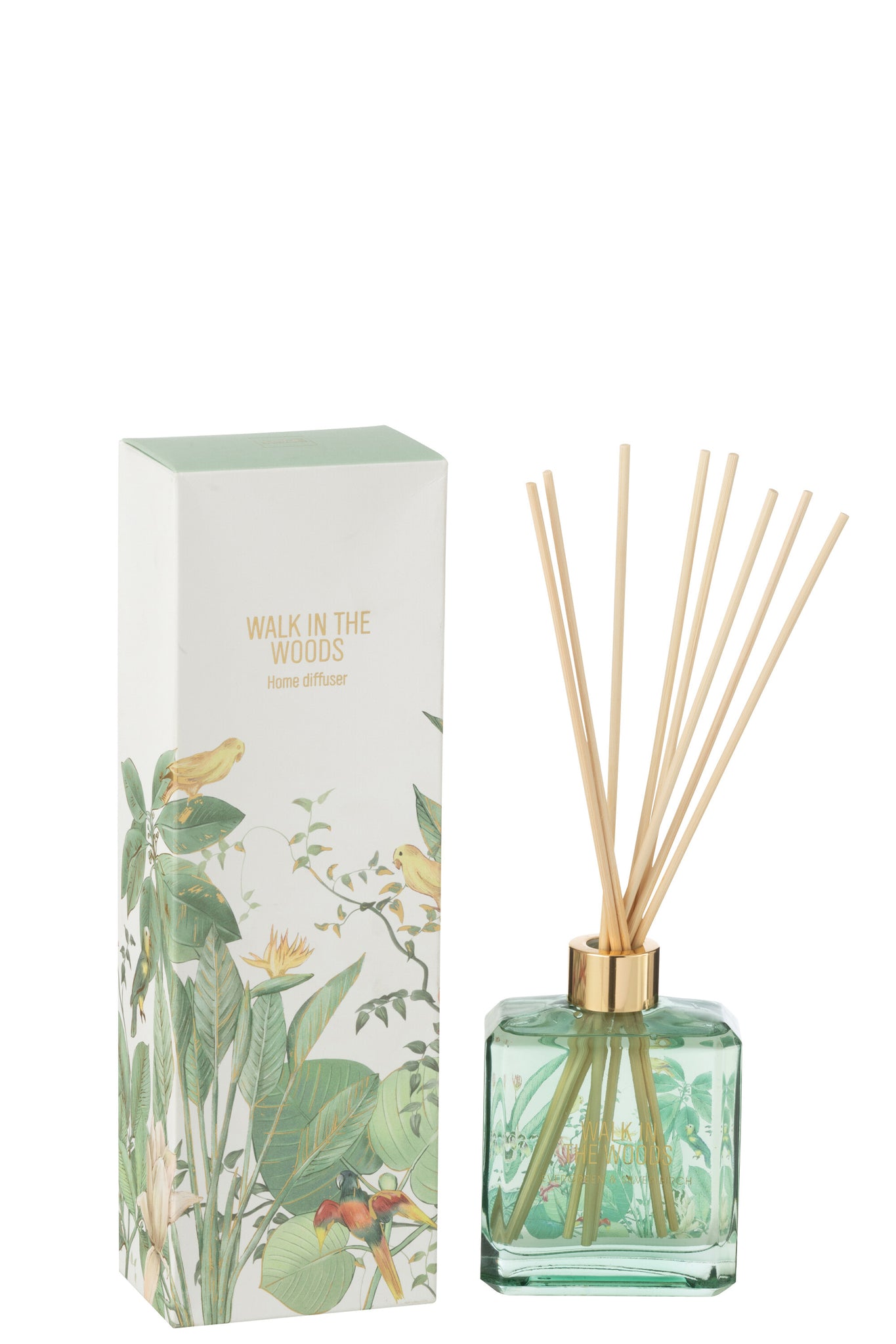 J-LINE GEURSTOKJES WALK IN THE WOODS – GROEN 180ML - Tuincentrum Lopik