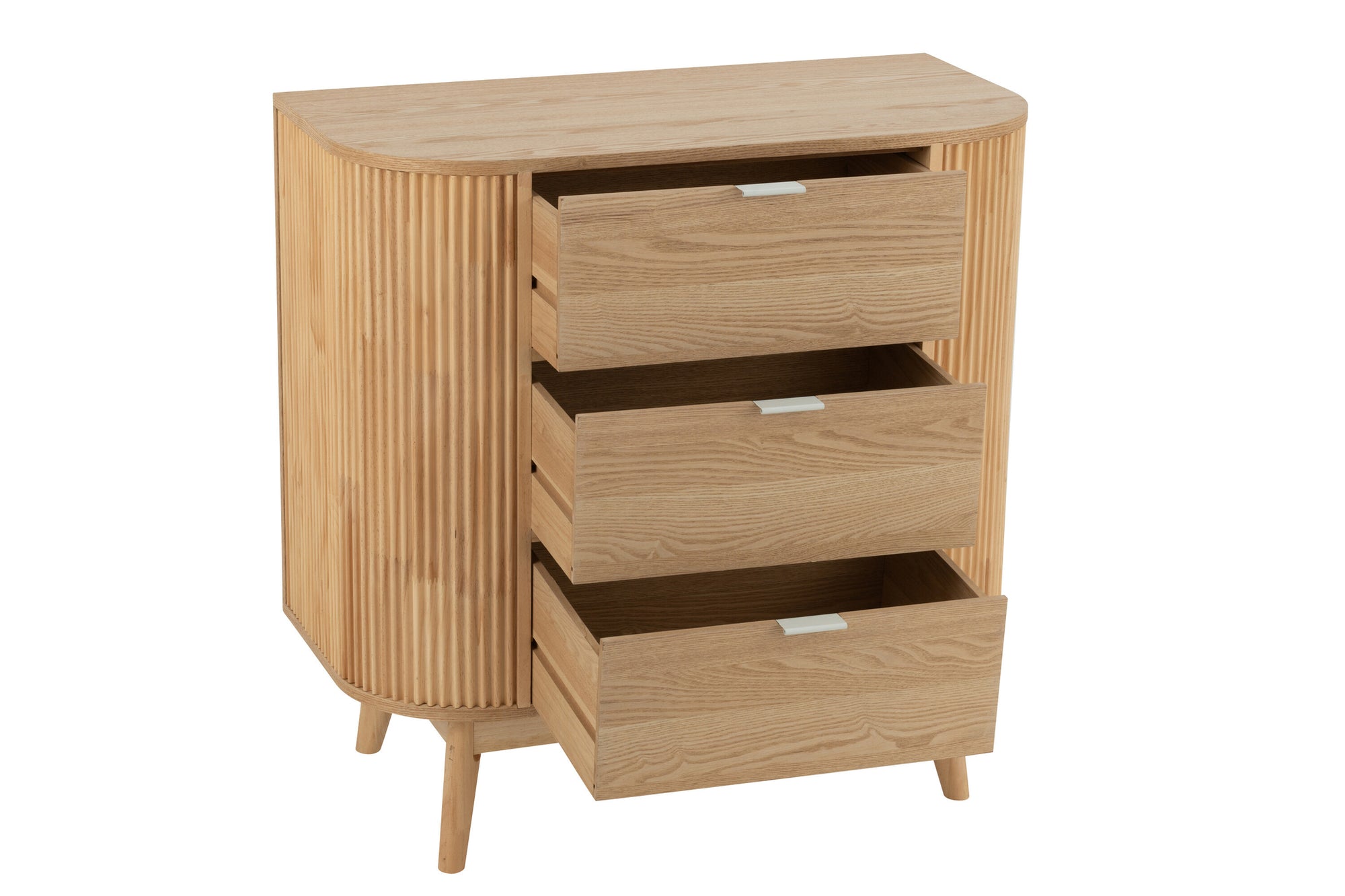 J-LINE KAST ROUNDED MDF/GRENENHOUT NATUUR LARGE - Tuincentrum Lopik