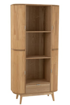 J-LINE WANDREK ROUNDED MDF/GRENENHOUT NATUUR - Tuincentrum Lopik