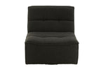 J-LINE DRAAIFAUTEUIL VIERKANT POPULIERENHOUT/FOAM ZWART 97X83X83CM - Tuincentrum Lopik