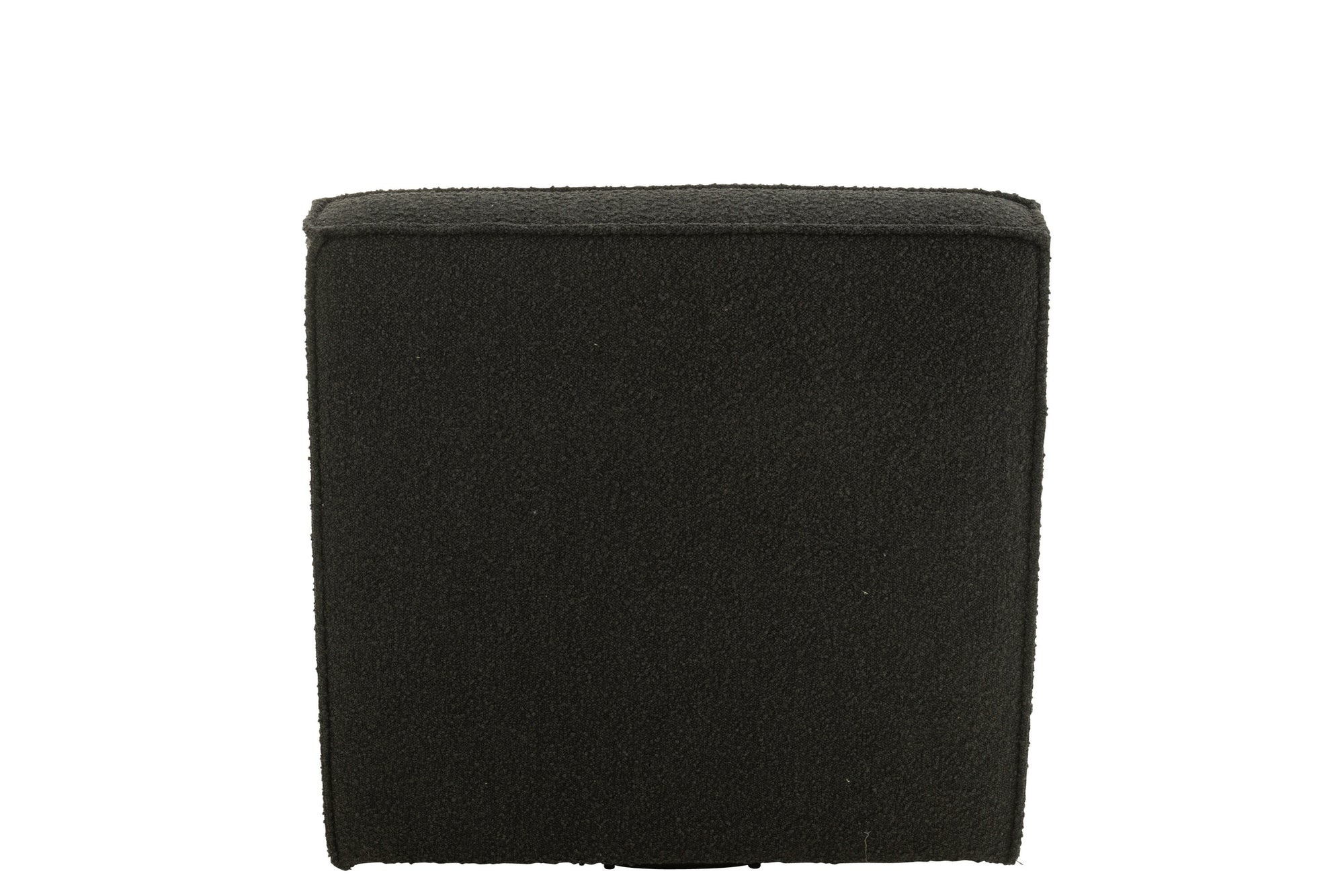 J-LINE DRAAIFAUTEUIL VIERKANT POPULIERENHOUT/FOAM ZWART 97X83X83CM - Tuincentrum Lopik